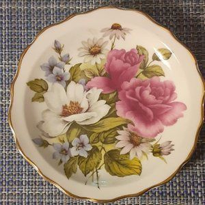 Floral Trinket Dish - Heritage Regency English Bone China